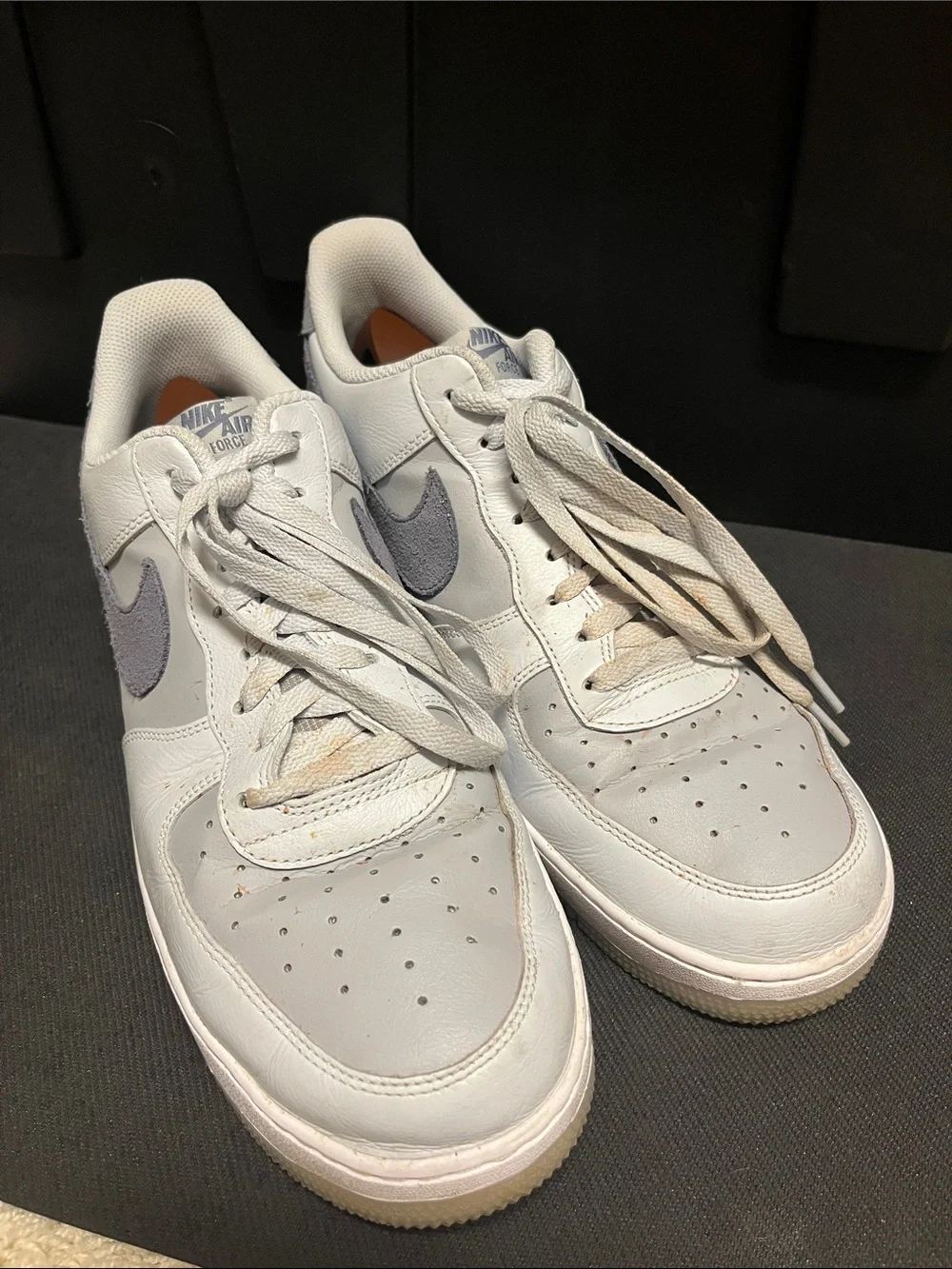 Nike Air Force 1 ‘07 LV8 Low Grey Gum Bottom FJ4170-001 Men's Size 13 (B11)